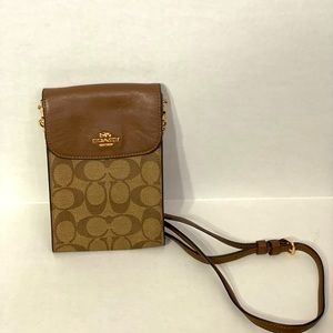 Coach Rachel Phone Crossbody in Signature Canvas